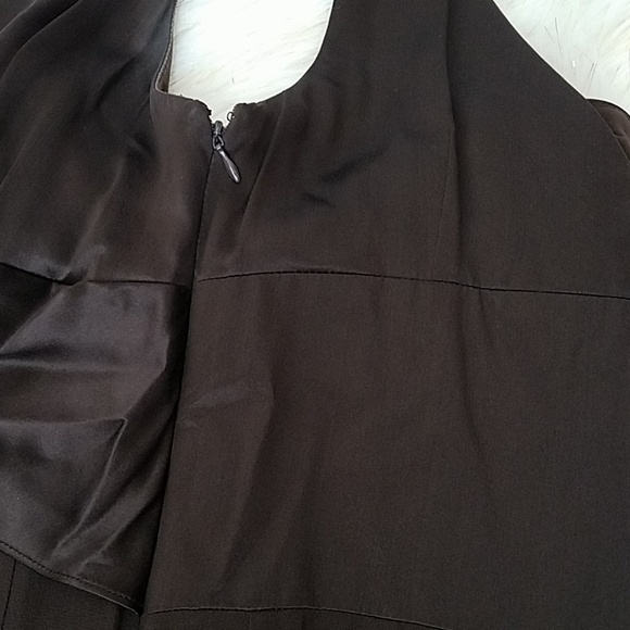 Maggy London🔵 Brown Silk Dress - Picture 6 of 7